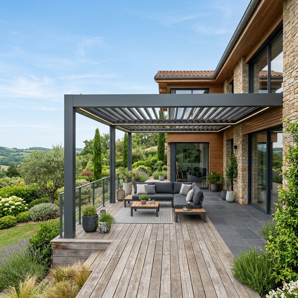 Pergola Bioclimatique à Dardilly